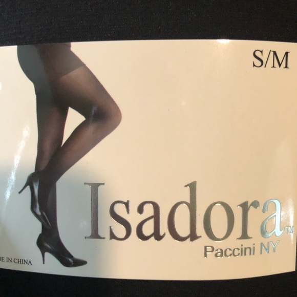 NEW IN PACKAGE Isadora Sheer Black Tights (2/$15) - Picture 1 of 5